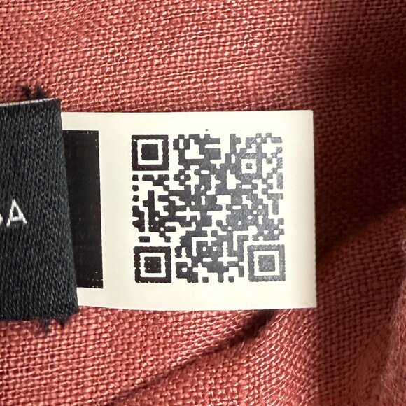 EUC Women's RALPH LAUREN Relaxed Fit Linen Roll Tab-Sleeve Shirt | Size L - Picture 11 of 13